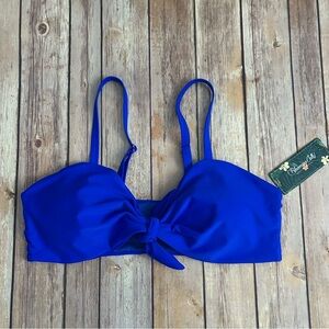 Blooming Jelly Blue Bikini Top